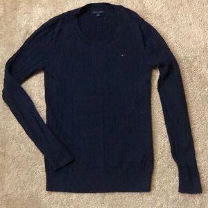 Tommy Hilfiger Cable Knit Crew Fit Sweater, Size Medium